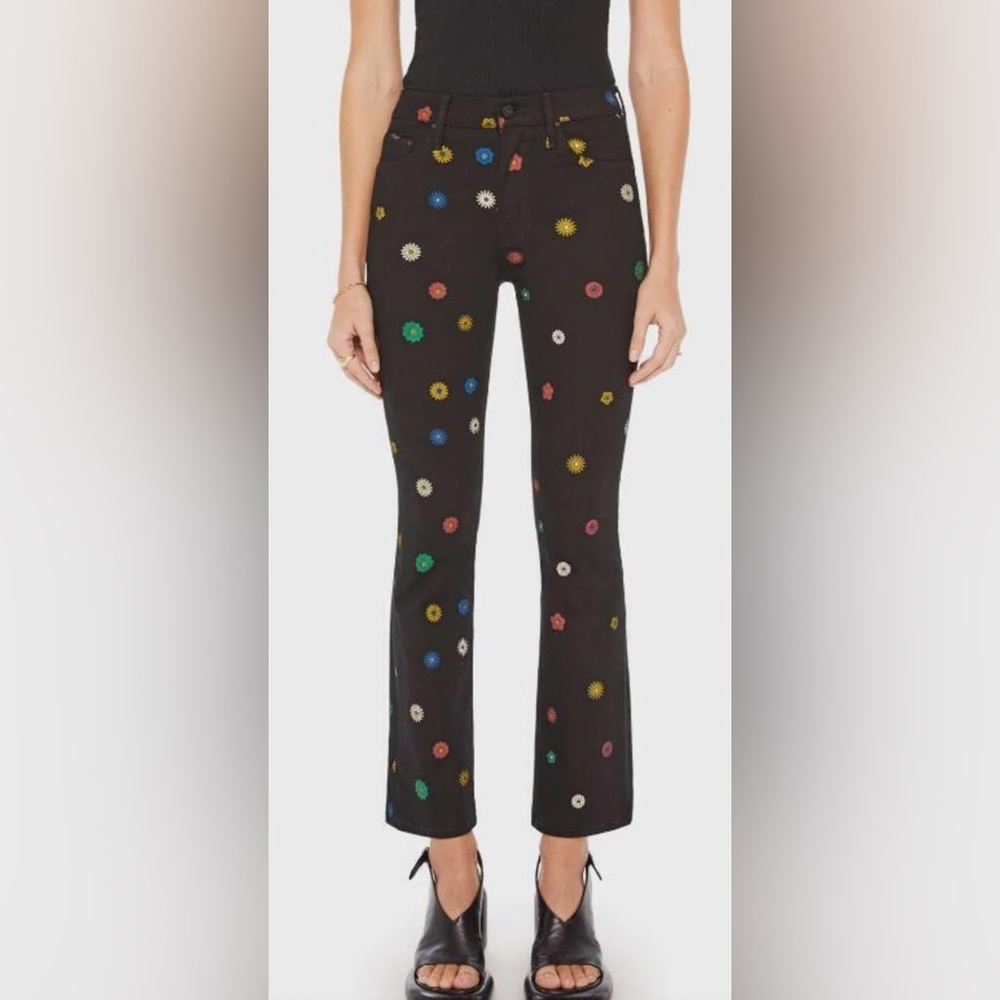 Mother Jeans NWT The Insider Flood Fresh As A Daisy, Size 25